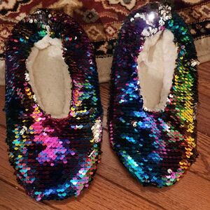 Amazon Multicolor Sequin Women's Slippers